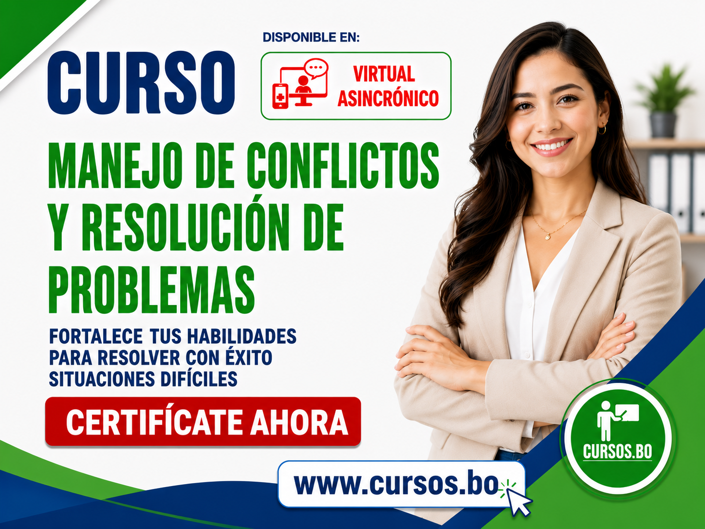 Curso Negociación y Manejo de Conflictos - Virtual asincronico